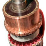 Kommutator eingepresst und ausgewuchtet